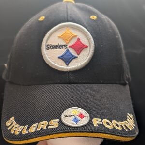Steelers Football Black Cap